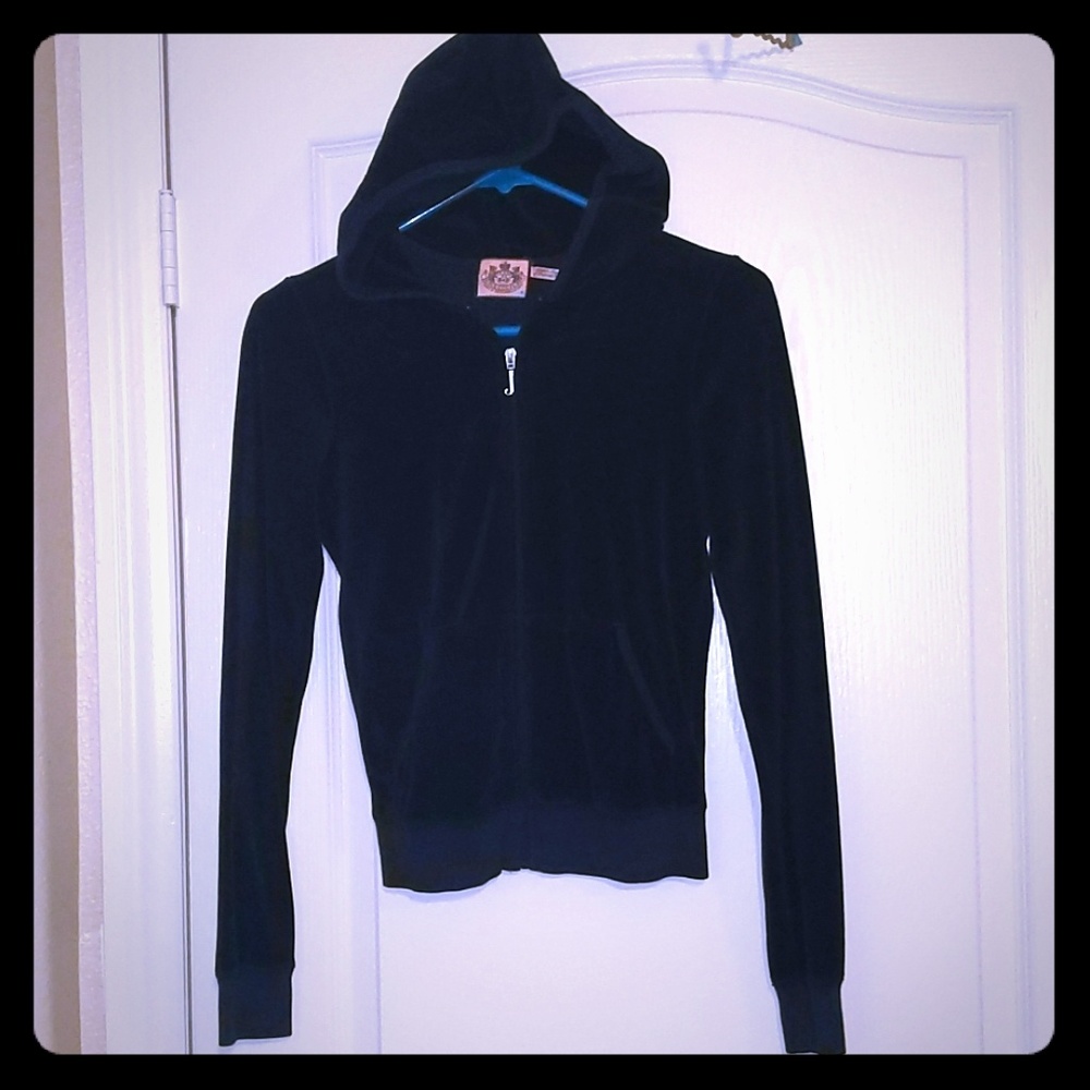 Juicy Couture velour hooded jacket